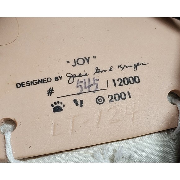 Yesterdays Doll Boyds Collection “Joy” Preowned 545/12,000 Piece With Stand - Picture 10 of 10